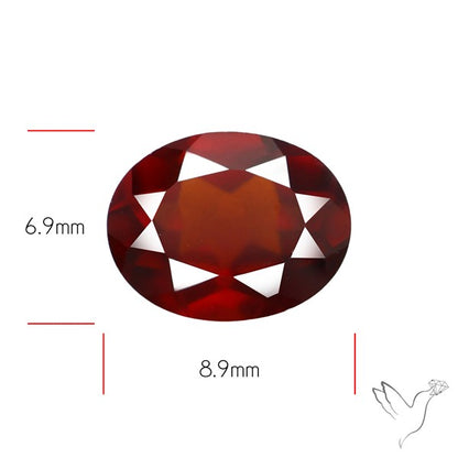 Ceylon Hessonite Garnet Faceted Fine Gemstone