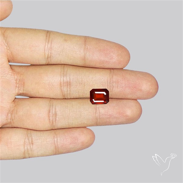 Ceylon Hessonite Garnet Faceted Fine Gemstone