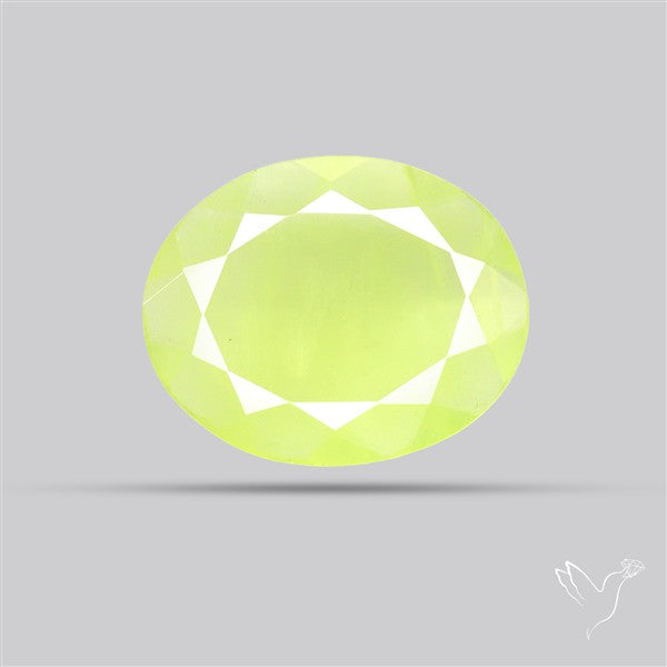 Faceted Gem Australian Prehnite
