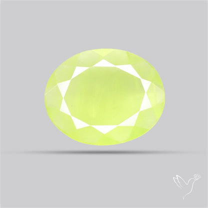 Faceted Gem Australian Prehnite