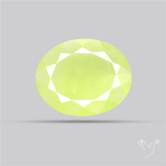 Faceted Gem Australian Prehnite