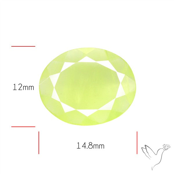 Faceted Gem Australian Prehnite