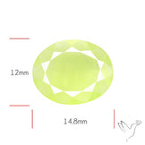 Faceted Gem Australian Prehnite