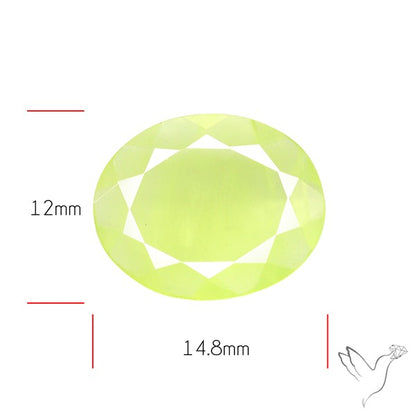 Faceted Gem Australian Prehnite