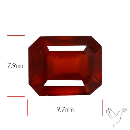 Ceylon Hessonite Garnet Faceted Fine Gemstone