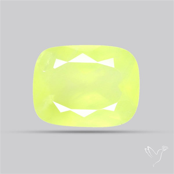 Faceted Gem Australian Prehnite