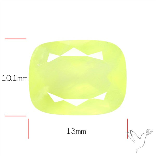 Faceted Gem Australian Prehnite