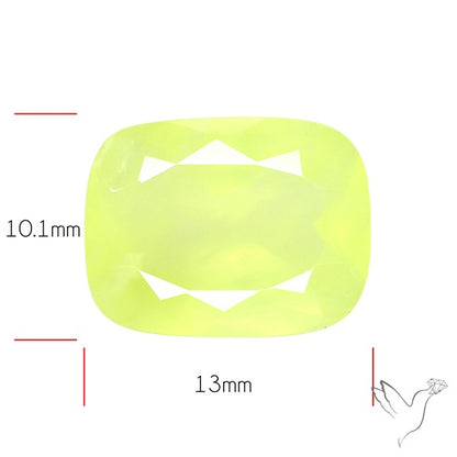 Faceted Gem Australian Prehnite