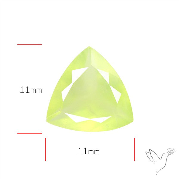 Faceted Gem Australian Prehnite