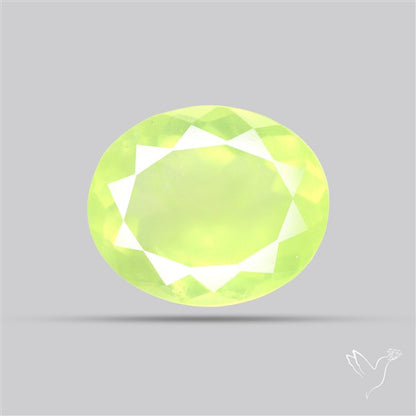 Faceted Gem Australian Prehnite