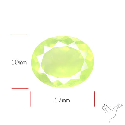 Faceted Gem Australian Prehnite