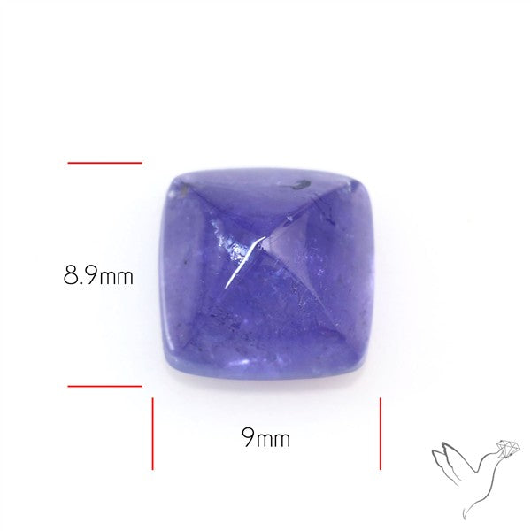 Faceted Tanzanite Sugarloaf Gemmy