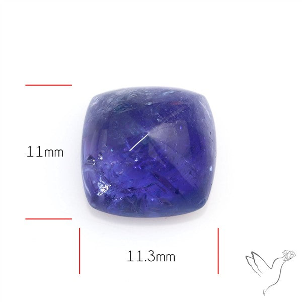 Faceted Tanzanite Sugarloaf Gemmy