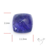 Faceted Tanzanite Sugarloaf Gemmy