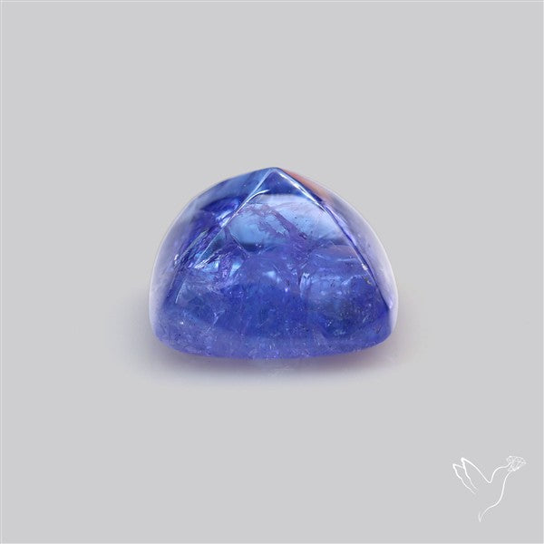 Faceted Tanzanite Sugarloaf Gemmy