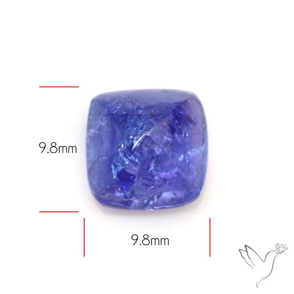 Faceted Tanzanite Sugarloaf Gemmy