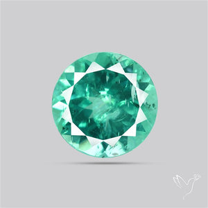 Paraiba Blue-Green Apatite Faceted Fine Gemstone
