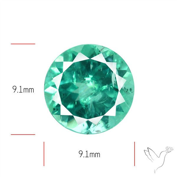 Paraiba Blue-Green Apatite Faceted Fine Gemstone