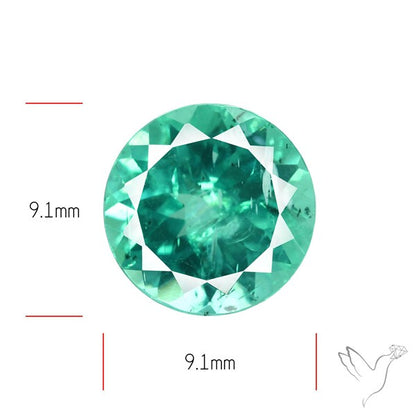 Paraiba Blue-Green Apatite Faceted Fine Gemstone