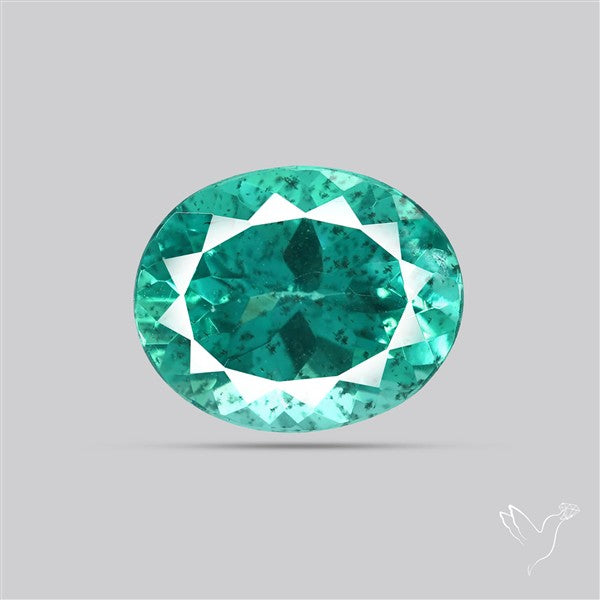 Paraiba Blue-Green Apatite Faceted Fine Gemstone
