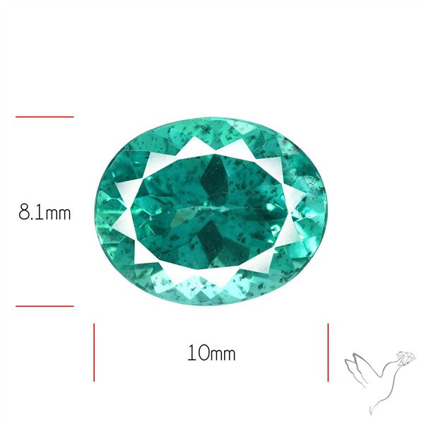 Paraiba Blue-Green Apatite Faceted Fine Gemstone