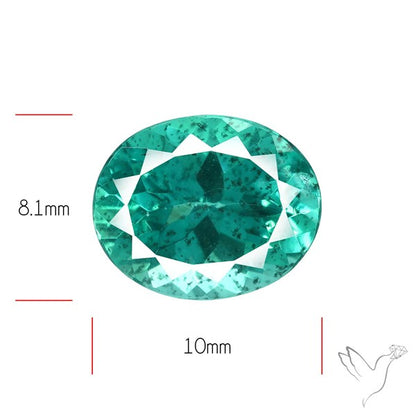 Paraiba Blue-Green Apatite Faceted Fine Gemstone