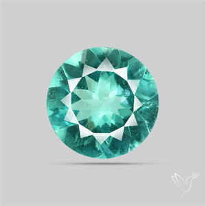 Paraiba Blue-Green Apatite Faceted Fine Gemstone