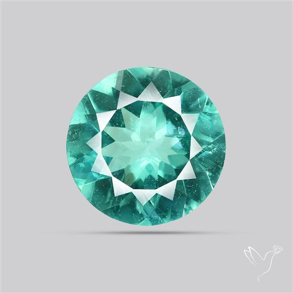 Paraiba Blue-Green Apatite Faceted Fine Gemstone