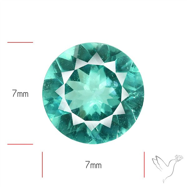 Paraiba Blue-Green Apatite Faceted Fine Gemstone