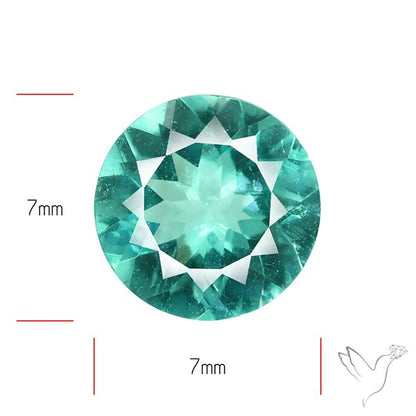 Paraiba Blue-Green Apatite Faceted Fine Gemstone