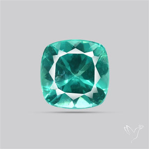 Paraiba Blue-Green Apatite Faceted Fine Gemstone
