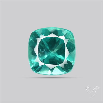 Paraiba Blue-Green Apatite Faceted Fine Gemstone