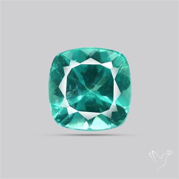 Paraiba Blue-Green Apatite Faceted Fine Gemstone