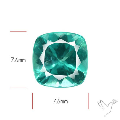 Paraiba Blue-Green Apatite Faceted Fine Gemstone