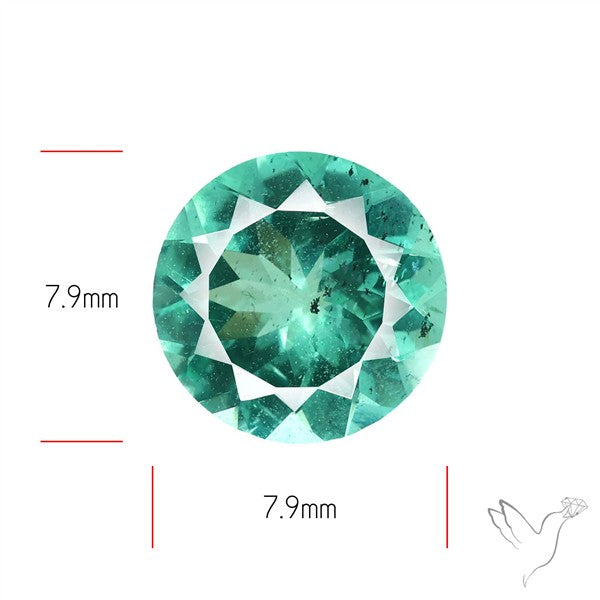 Paraiba Blue-Green Apatite Faceted Fine Gemstone