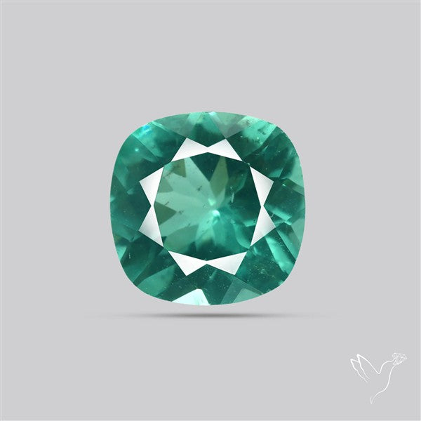 Paraiba Blue-Green Apatite Faceted Fine Gemstone