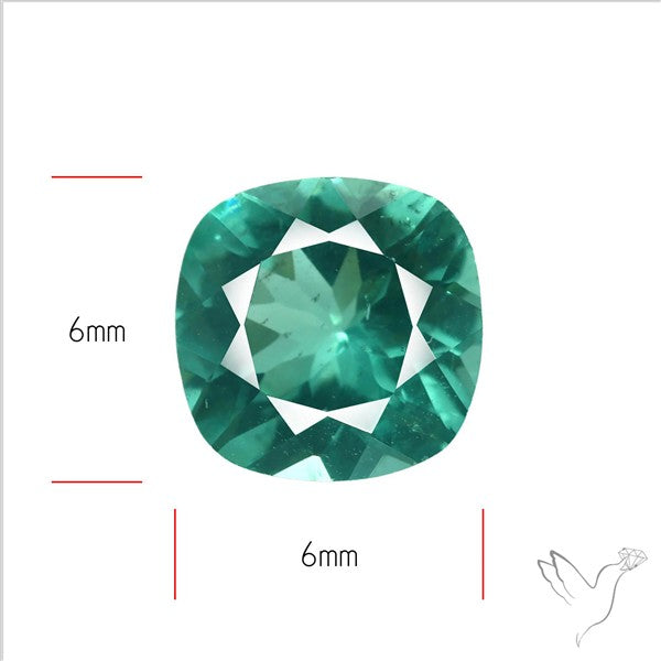 Paraiba Blue-Green Apatite Faceted Fine Gemstone