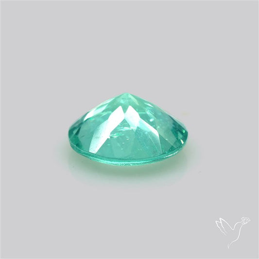 Paraiba Blue-Green Apatite Faceted Fine Gemstone