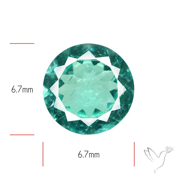 Paraiba Blue-Green Apatite Faceted Fine Gemstone