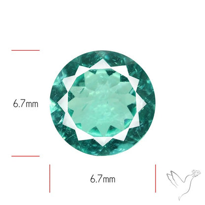 Paraiba Blue-Green Apatite Faceted Fine Gemstone