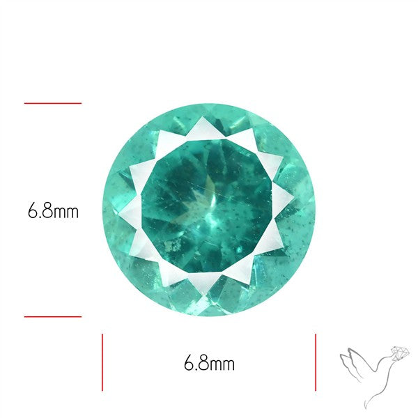 Paraiba Blue-Green Apatite Faceted Fine Gemstone