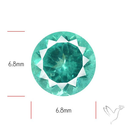 Paraiba Blue-Green Apatite Faceted Fine Gemstone