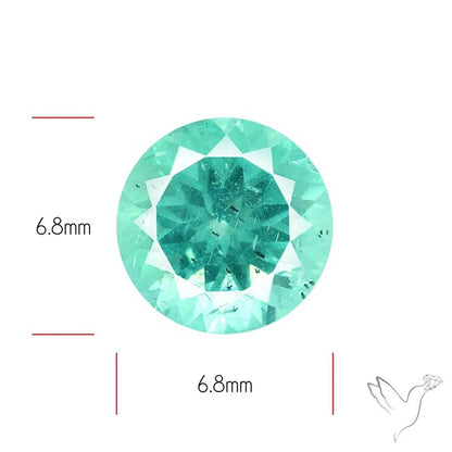 Paraiba Blue-Green Apatite Faceted Fine Gemstone