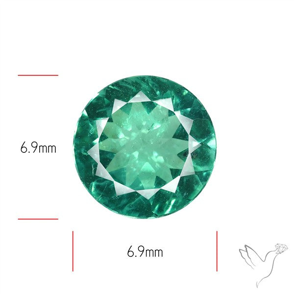 Paraiba Blue-Green Apatite Faceted Fine Gemstone