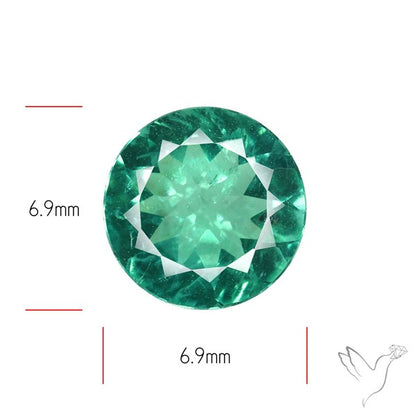 Paraiba Blue-Green Apatite Faceted Fine Gemstone