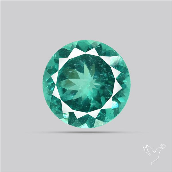 Paraiba Blue-Green Apatite Faceted Fine Gemstone