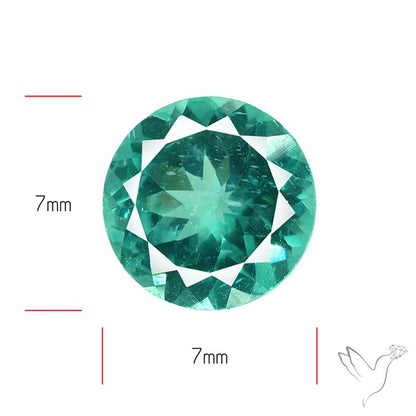 Paraiba Blue-Green Apatite Faceted Fine Gemstone