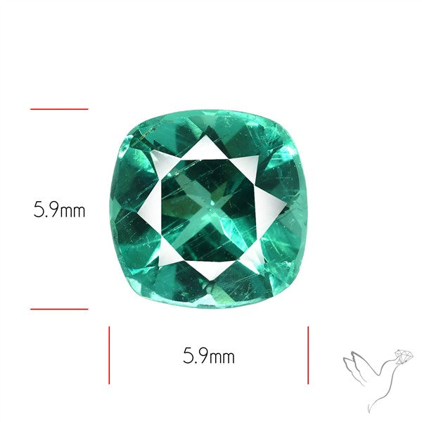 Paraiba Blue-Green Apatite Faceted Fine Gemstone
