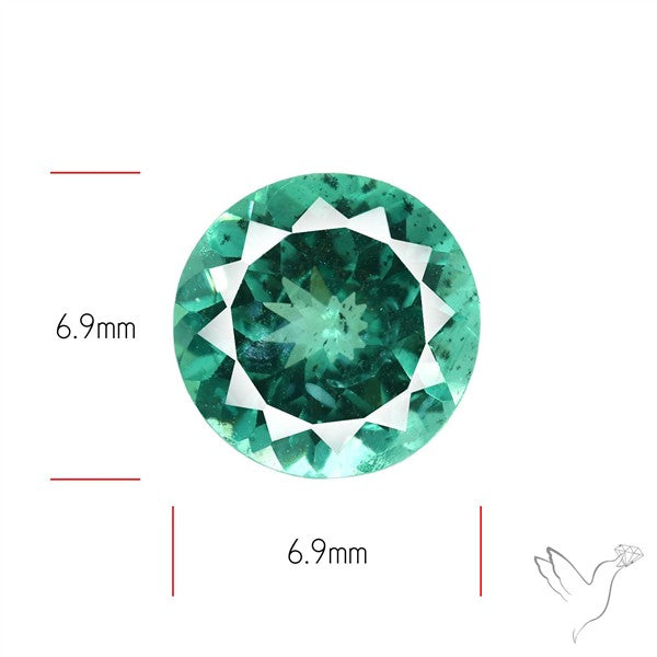 Paraiba Blue-Green Apatite Faceted Fine Gemstone