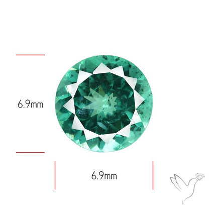 Paraiba Blue-Green Apatite Faceted Fine Gemstone